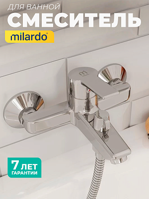 Смеситель для ванны  Milardo Stripe STRSB02M02