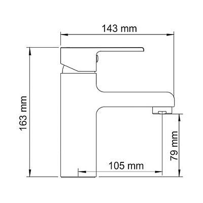 Смеситель для умывальника WasserKRAFT AMMER 3703