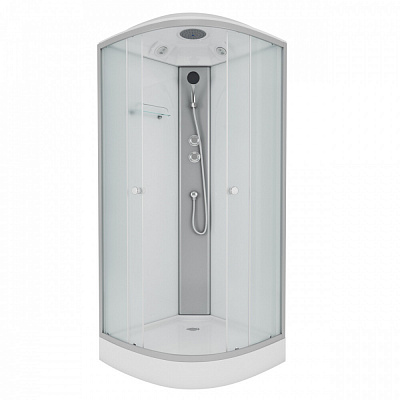 Душевая кабина угловая 90х90 четверть круга, низкий поддон, Niagara Eco E90/13/MT