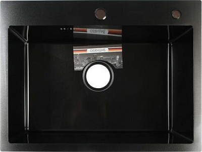 Мойка для кухни из нержавеющей стали Gerhans K36045B с PVD покрытием
