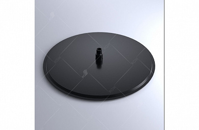 Верхний душ SP-81-40-B круглый черный Ø 40 RGW 21148140-04