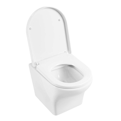 Сиденье быстросъемное дюропласт soft close металлическое крепление Belbagno KRAFT BB865SC