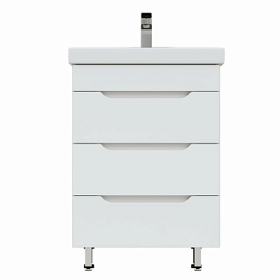 Тумба напольная MIRSANT Soho Quadro 60 без раковины в комплекте (под рак.264491)