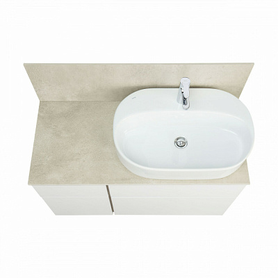 Столешница под раковину Мишель 100 керамогранит универсальная Aquaton 1A277303MIX40