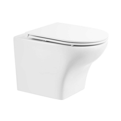 Унитаз подвесной безободковый с креплением Belbagno KRAFT BB064CHR