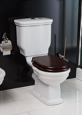 Сиденье МДФ Soft close металлическое крепление Belbagno BOHEME  BB115SCM-BRN