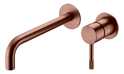 Смеситель для умывальника из стены, Uno Brushed Bronze Boheme 465-BRB