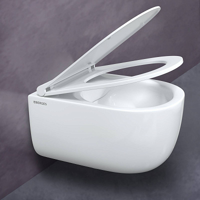 Унитаз подвесной Berges Ego Rr Real Rimless 082111RR