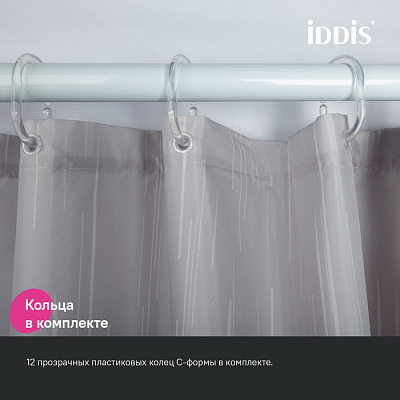 Штора для ванной 200x240 Iddis Base BD02P24i11