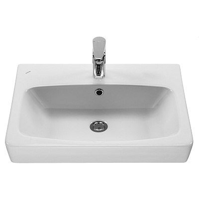 Тумба с раковиной Aquaton Скай PRO 60 белый глянец 1A238201SY010