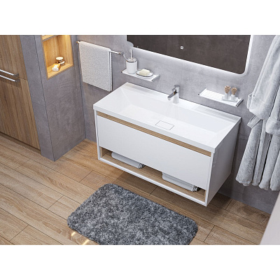 Тумба подвесная MIRSANT Scandy 100 УТ000080061 (раковина Style 100, 262524)