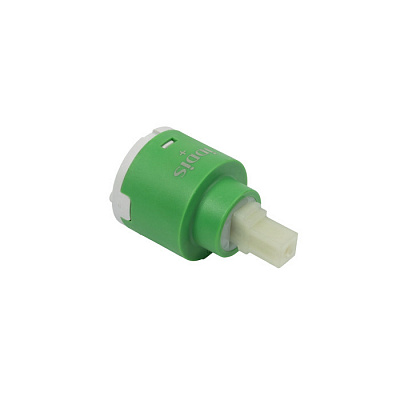 Картридж для смесителя, керамика, 35 мм, без ножек, 90°, cold-start mirror, IDDIS, 999C35D6SMMR