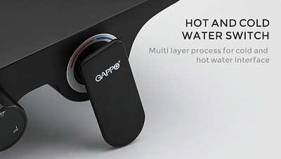 Душевая система с верхним душем Gappo G2495-5