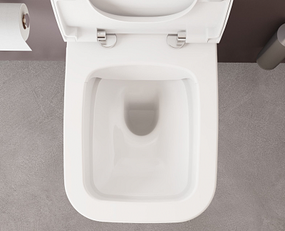 Унитаз подвесной безободковый Vitra Zentrum Square 7484B003-0075