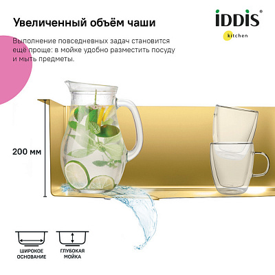 Мойка Iddis Edifice EDI21B0i77