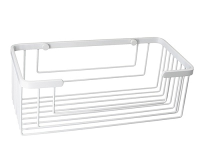 Полка металлическая прямая WasserKRAFT K-711WHITE