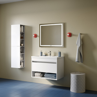 Пенал подвесной, 35 см IDDIS Zodiac X  белый, ZDX35W0i97