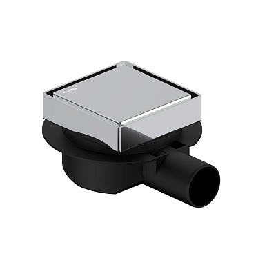 Душевой трап 100х100мм WasserKRAFT Нирс (Niers) 30D10 хром