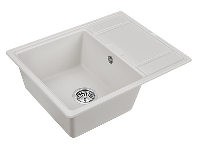Мойка для кухни кварцевая Paulmark Weimar PM216550-WH