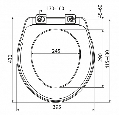 Сиденье для унитаза Alcaplast A6551