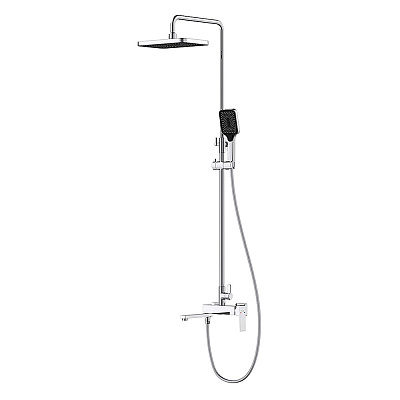 Душевая система с тропическим душем Frap Н91 F2491-2 хром