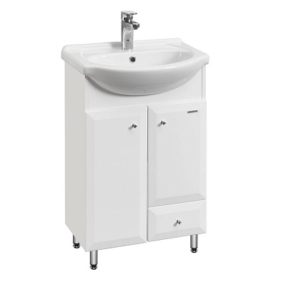 Тумба под раковину Aquaton Джимми 57 белый 1A250301DJ010