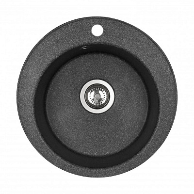 Мойка кухонная Шелли круглая графит AQUATON 1A734732SS210
