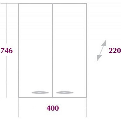 Шкаф Оника Кредо 40 см 304001