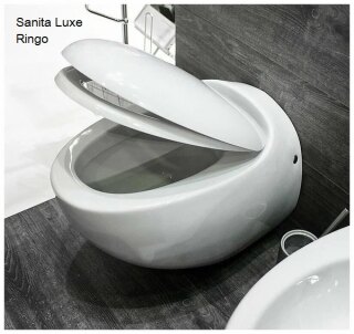 Сиденье для унитаза Sanita Luxe Ringo с микролифтом SD17m080