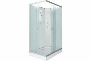 Душевая кабина 120х80х200 Niagara Classic NG-43285-14QBK низкий поддон 13см стекло матовое