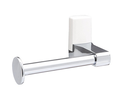 Держатель для туалетной бумаги WasserKRAFT Leine K-5096WHITE хром