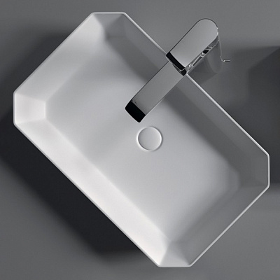 Накладная раковина на столешницу 56х36х11,5 см Sanita Luxe Line 55