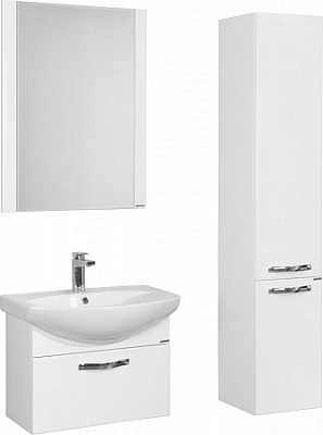 Тумба с раковиной Aquaton Ария 65 белая 1A134001AA010