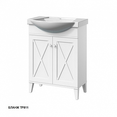 Тумба 65 две двери Caprigo TORINO 34610-TP811