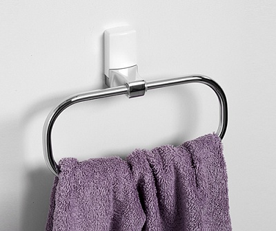 Держатель полотенец кольцо WasserKRAFT Leine K-5060WHITE