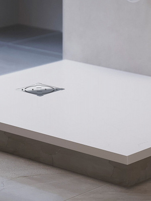 Душевой поддон 120х80 RGW ST-0128W белый прямоугольный Ø 90 мм Каменный 16152812-01