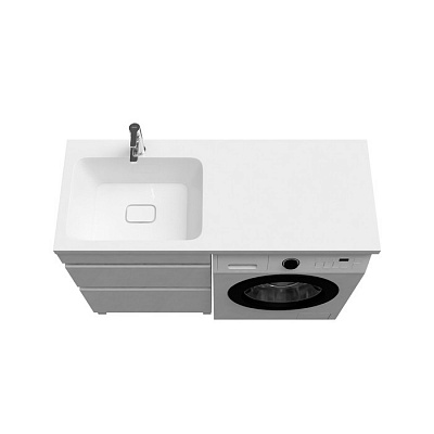 Тумба с умывальником IDDIS Optima Home для стиральной машины левая OPH12LBi95K