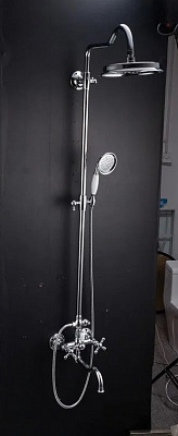 Душевая система с верхним душем Gappo G89 G2489, хром
