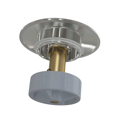 Донный клапан сифона цельнометаллический AlcaPlast A392C для умывальника CLICK-CLACK 5/4 перелив