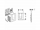 Смывное устройство для писсуара GEBERIT TANGO 116.014.21.1 пневматика