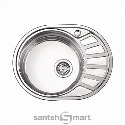 Мойка Ledeme L75745-L 57*45 матовая левая