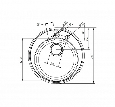 Мойка гранитная Iddis Kitchen G K01B511i87