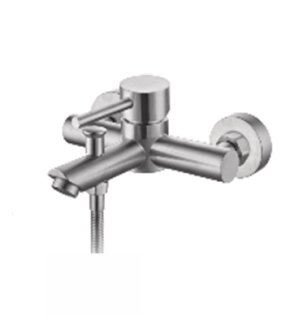 Смеситель для ванны с коротким изливом (нерж сталь) CALORIE CAL50232-2