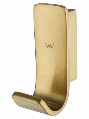 Крючок для ванной Wonzon & Woghand lotte, брашированное золото ww-8315-bg