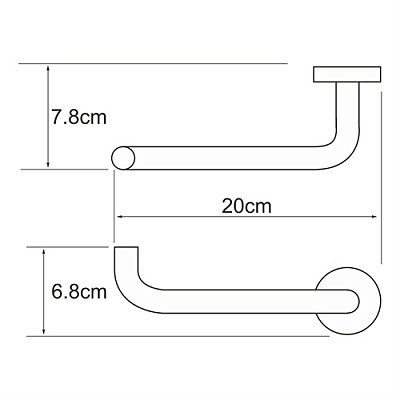 Держатель для туалетной бумаги WasserKRAFT Rhein K-6296