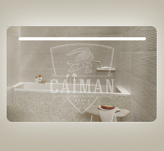 Зеркало в ванную GLASSIKO Sorrento 60х70 подсветка+кнопочный выключатель