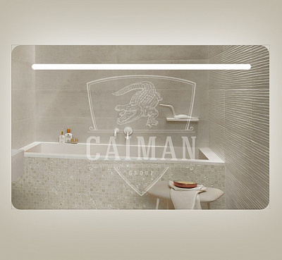 Зеркало в ванную GLASSIKO Sorrento 60х70 подсветка+кнопочный выключатель