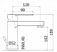 Смеситель для раковины CEZARES OVEST-LSM1 OVEST-LSM1-BIO