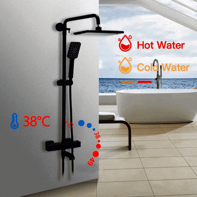 Душевая система с термостатом Gappo G2491-6