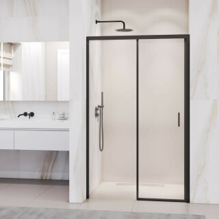 Душевая дверь 130*195 RGW PA-017-B Чёрный/Прозрачное/6 мм (Easy) 350801713-14